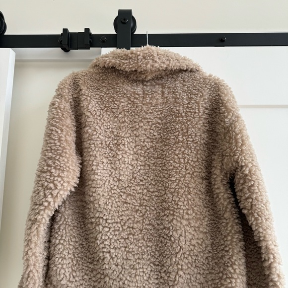 Abercrombie fluffy mixed fabric zippered jacket - Picture 12 of 15